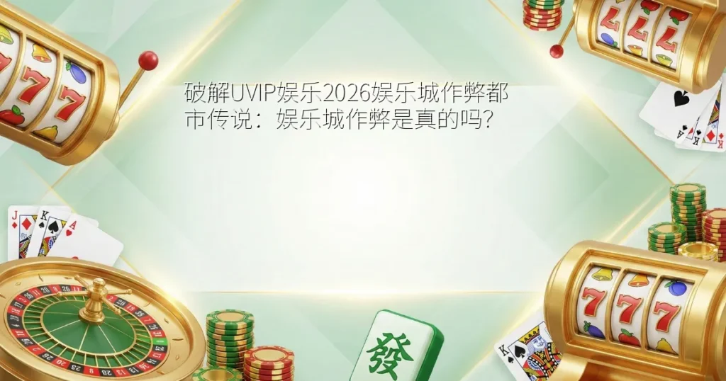破解UVIP娱乐2026娱乐城作弊都市传说：娱乐城作弊是真的吗？